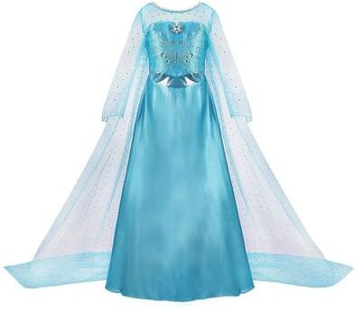 Uplift Treasures Girls Princess Cosplay Dress Costume For Kids 7 size 140