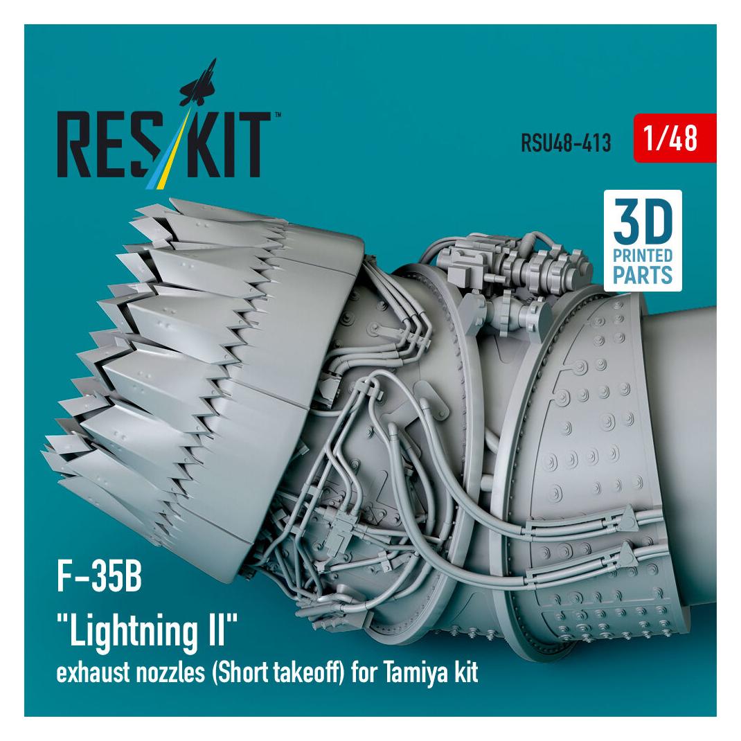 ResKit ??F-35B Lightning II exhaust nozzle (Short takeoff) for Tamiya kit (3D printed) (RSU48-0413)