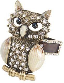 Saro Lifestyle Owl Napkin Ring - (Set of 4)