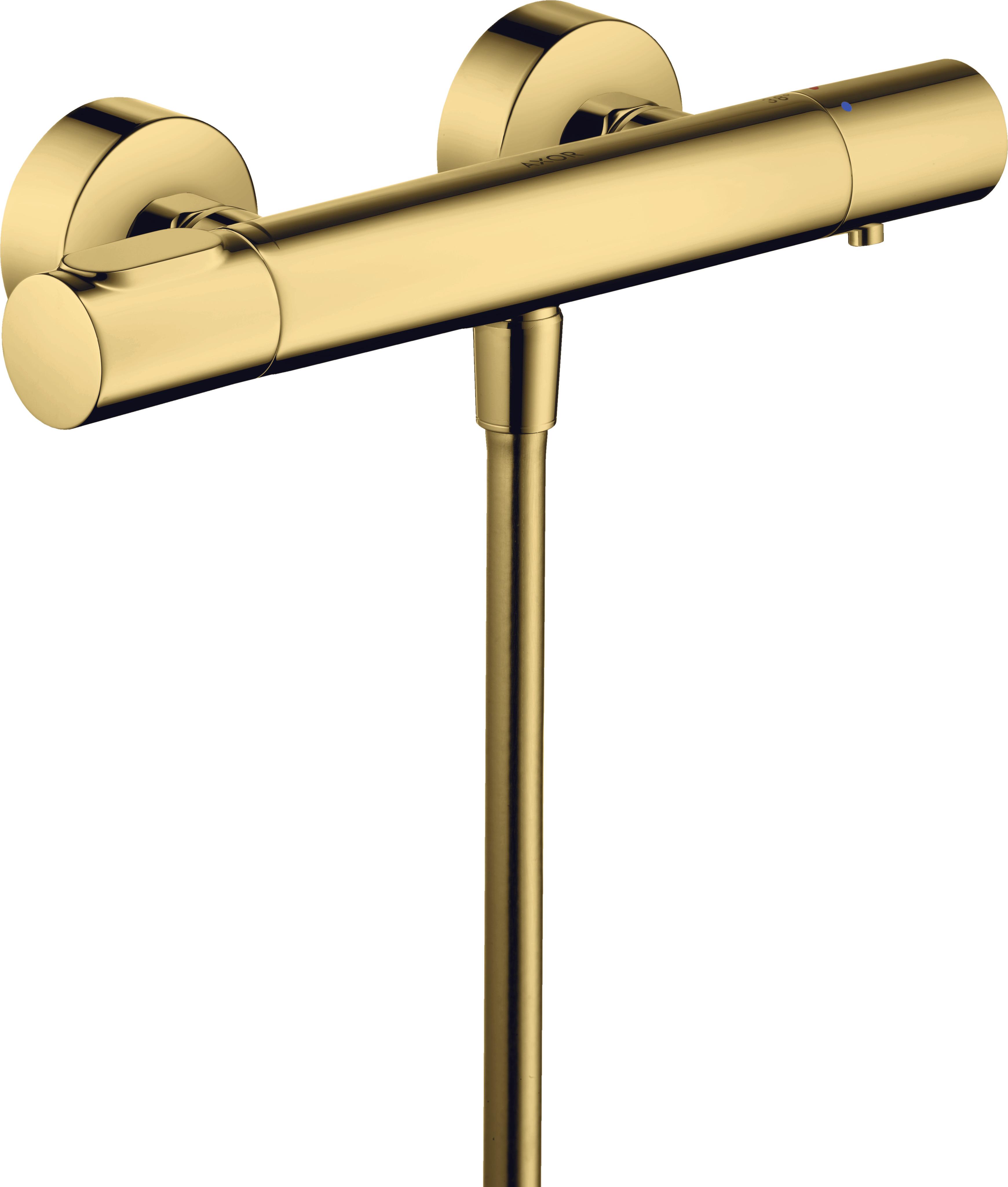 hansgrohe Brausethermostat Axor Citterio M AP, 1 Verbraucher, polished gold optic