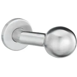 EDI, Türgriff + Türgarnitur, Türknopf K4/052/02 Edelstahl F00 Aufnahme M12 gekröpfter Kugelkopf (Türknopf)