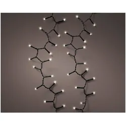 Lumineo, Lichterkette, LED Kompaktbeleuchtung schwarz/warmes weiss 470cm (4.70 m)