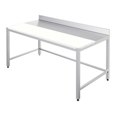 EURAST - Edelstahl/polyethylen-schneidetisch stärke 20 mm montiert - 1500x600x850 mm - 12130320