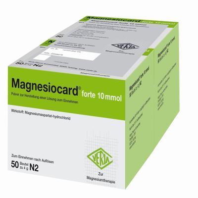 Magnesiocard forte 10 mmol Plv.z.Her.e.Lsg.z.Einn. 100 St Pulver zur Herstellung einer Lösung zum Einnehmen