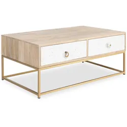 Couchtisch SANSIBAR AMRUM (BHT 100x40x60 cm) - braun - BHT 100x40x60 cm