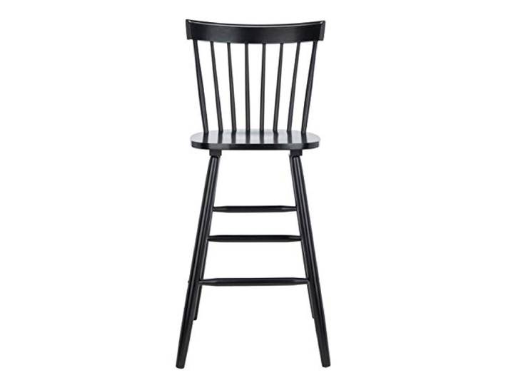 SAFAVIEH - BST8504B-SET2 - Moderne Tabouret de Bar et Comptoir - Ensemble de 2 - avec Une Dossier\, Noir\, 53 X 49 X 111