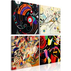 KUNSTDRUCK Bunt 90/90 cm