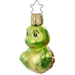 INGE-Glas Manufaktur Christbaumschmuck Glas Schildkrötenbaby Weihnachtskugeln Weihnachtsbaum Meer