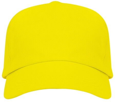 Casquette personnalisable 5 panneaux en coton 170 g/m² Uranus jaune UNIQUE