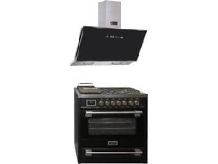 Cuisinière gaz pose libre 90 cm Kaiser HGE 93505 S - 5 foyers - Four électrique multifonctions