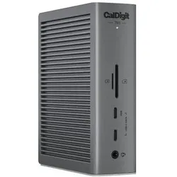 CalDigit TS5 - Thunderbolt Station 5 with 1m Thunderbolt 5 Cable (Thunderbolt, 15 Ports), Dockingstation + USB Hub, Grau
