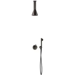 JEE-O cone 06 Decken-Duschkombination mit Handbrause, gun metal, 900-6466 900-6466