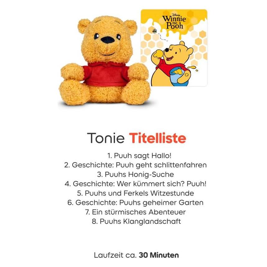 Tonies Audiosystem Cuddle Tonie Hörfigur Winnie (Deutsch, 43 min) (11003870)