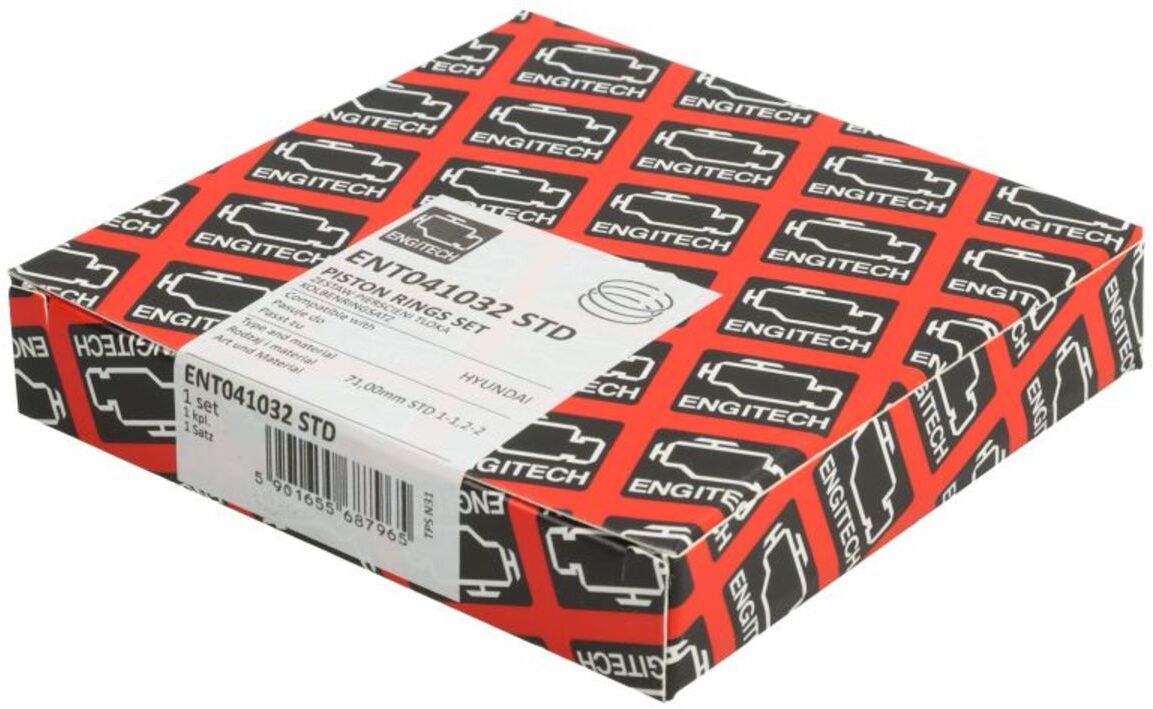Jeu de segments de piston ENGITECH ENT041032 STD