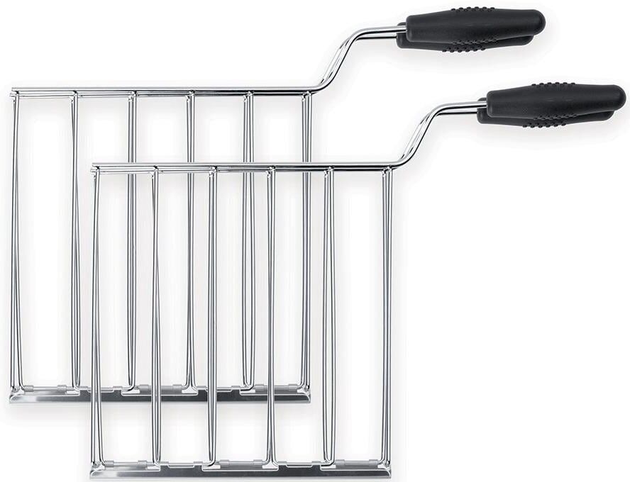 Grillzange SMEG "Zangen TSSR01", silber, B:3,2cm H:24cm L:17,3cm, Stahl, Küchenzangen, Grillzange silber L: 17,3cm