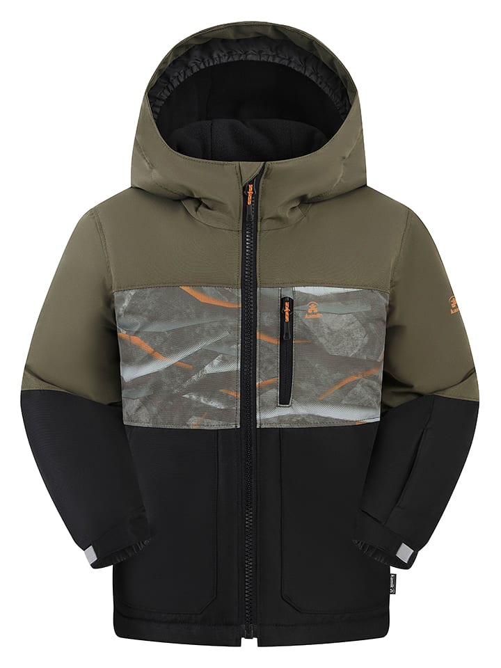 Kamik Winterjacke "Crosby" in Schwarz/ Grün - 110