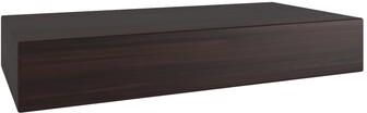 AquaTeak Sermata Floating Hollow Teak Wall Shelf