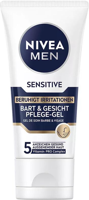 Nivea - MEN Sensitive Bart & Gesicht Pflege-Gel, 50 ml