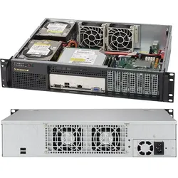 Supermicro SuperChassis 523L-505B 2U Schwarz 500 W