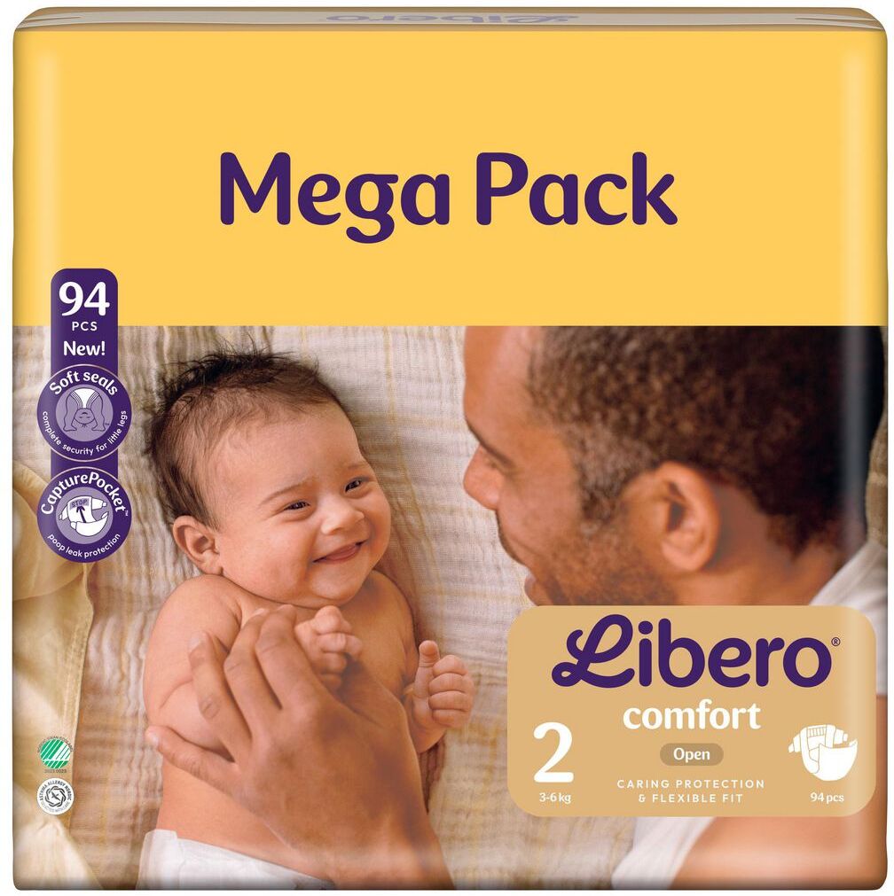 LIBERO Blöja Comfort 2 3-6kg 94/fp