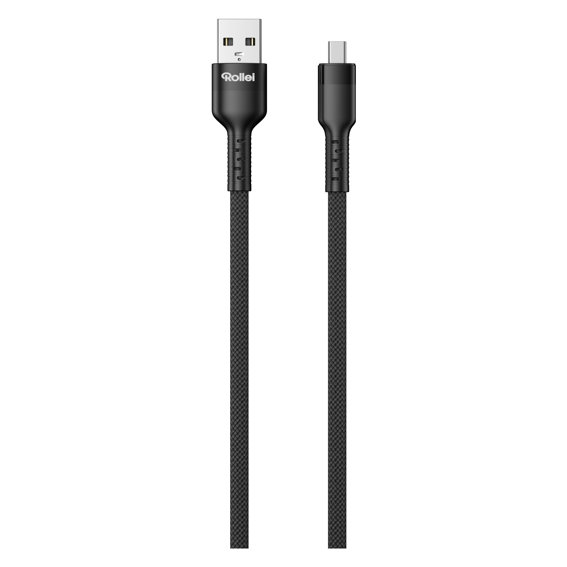 Rollei USB-A / Mini-USB B8-Kabel | 480 Mbps | 1,2 m (1.20 m, USB 2.0, 2.50 W) (25096)