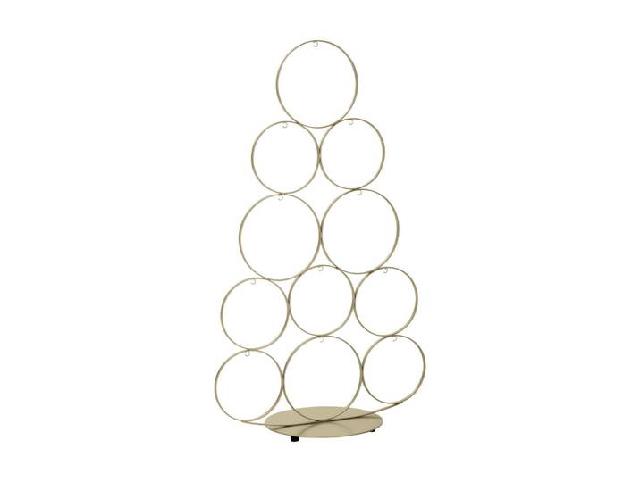 Eglo Dekobaum, Champagner, Metall, Weihnachtsbaum, 66 cm, Dekoration, Dekofiguren & Skulpturen, Dekoobjekte