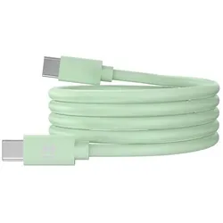 Izzy C ble USB-C / USB-C 1m - 60W - vert (1 m, 60 W), USB Kabel
