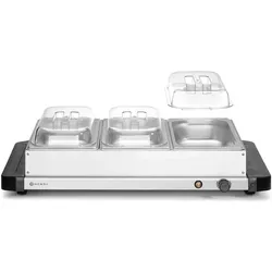 Hendi Speisenwärmer,, 220-240V/400W, 657x381x(H)161mm, Speisewärmer, Silber