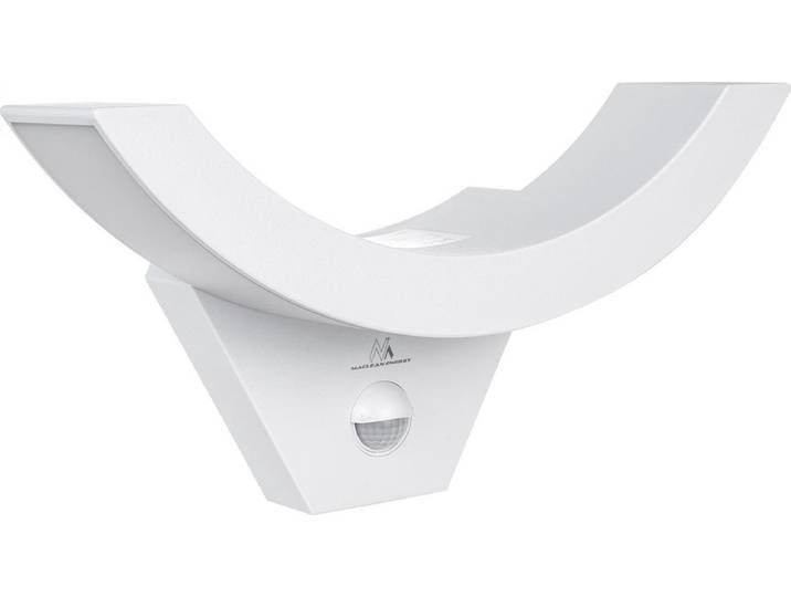Maclean - LED-lamp met infrarood bewegingssensor/ 800lm 10W IP54 - Wit