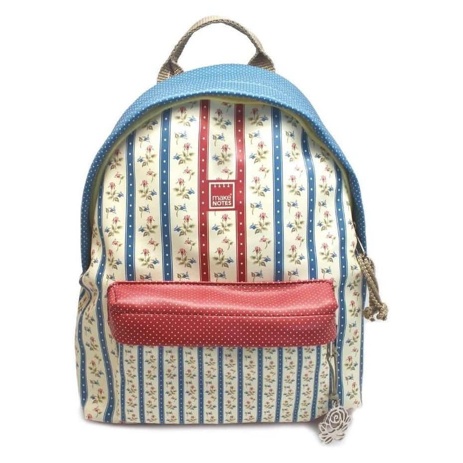 Vintage Kleiner Rucksack Make Notes B mit Streifen (35679490)