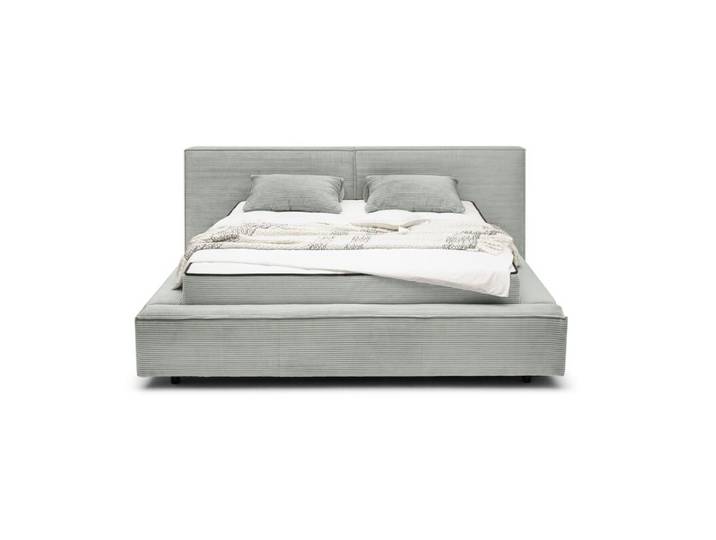 Trendstore Edina Polsterbett in Cord, optional mit Lattenrost un