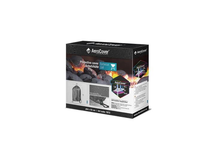 Grillabdeckhaube AEROCOVERS Abdeckhaube Ø 57 cm , grau, B:64cm, Kunststoff, Hüllen, Grillabdeckhaube