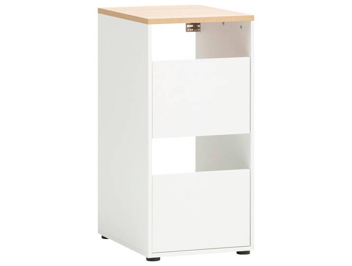 Mid.you Wäscheschrank Solea, Weiß, 45.1x95.8x60 cm, Waschküche, Wäscheschrank