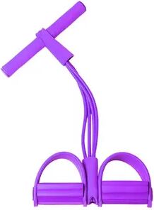 Clever Finds Pedal Resistance Band Core Trainer For Home Gym Full Body Exercise purple