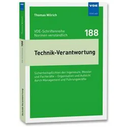 Technik-Verantwortung, Fachbücher von Thomas Wilrich