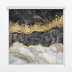 INNENROLLO - Fensterrollo - Rollo - 60x40 cm - Marmor