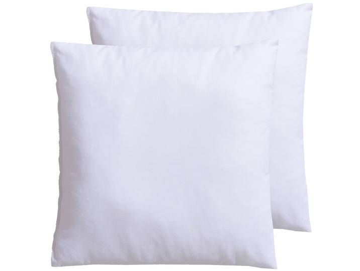 Microfaserkissen FAN Kissenparade , weiss (weiß), B:40cm L:40cm, Bezug: 100% Baumwolle. Füllung: 100% Polyester, Kopfkissen, Microfaserkissen, Allround-Kissen im Spar-Set