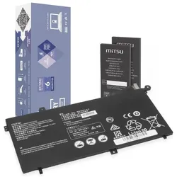 Mitsu Akku Huawei Matebook D-Serie 3700mAh 11,4V (3700 mAh), Notebook Akku, Schwarz