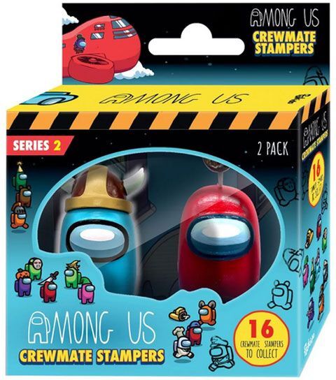 Among Us Crewmate Figuuri Stampers 4.5 cm 2-pack Kausi 2