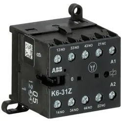 ABB K6-31Z-02 Kleinhilfsschütz, 42 V 40-450 Hz