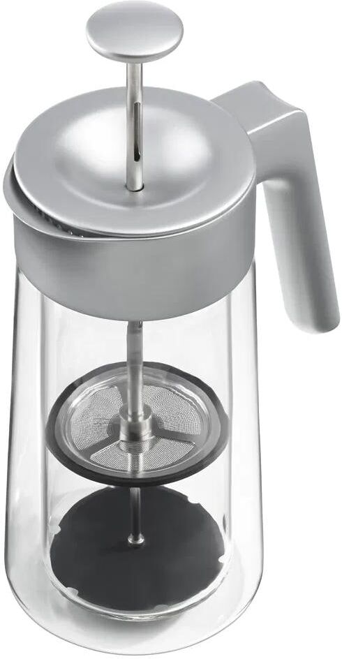 Kaffeebereiter JACOB JENSEN "0.8 l", transparent (silber), H:23,6cm, Kaffeemaschinen, Kaffeebereiter silber 8