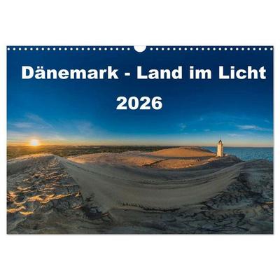 Dänemark - Land im Licht (Wandkalender 2026 DIN A3 quer), CALVENDO Monatskalender