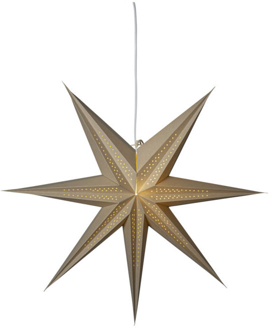 Star Papierstern 502-07 beige sans support (502-07)
