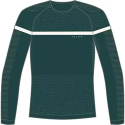 FALKE Herren Unterhemden lg.Arm He/Uni W Longlseeved Shirt Trend, Größe XL in Grün 7385