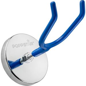 Poppstar Werkstatt-Magnethalter 1011248, bis 4,5 kg, für Schlagschrauber & Zubehör, 13 x 8,3 cm, aus Stahl