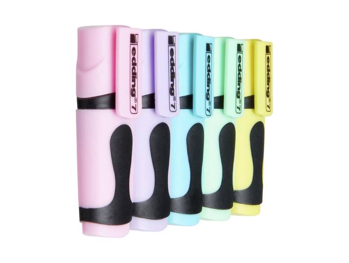 edding Textmarker Mini 7 Bli 5ass pastell