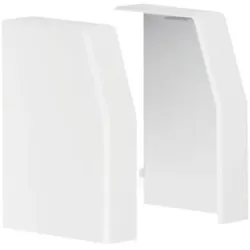 TEHALIT RK-Endkappe L2236 RAL9010 f.RK110 (1Paar) reinweiss