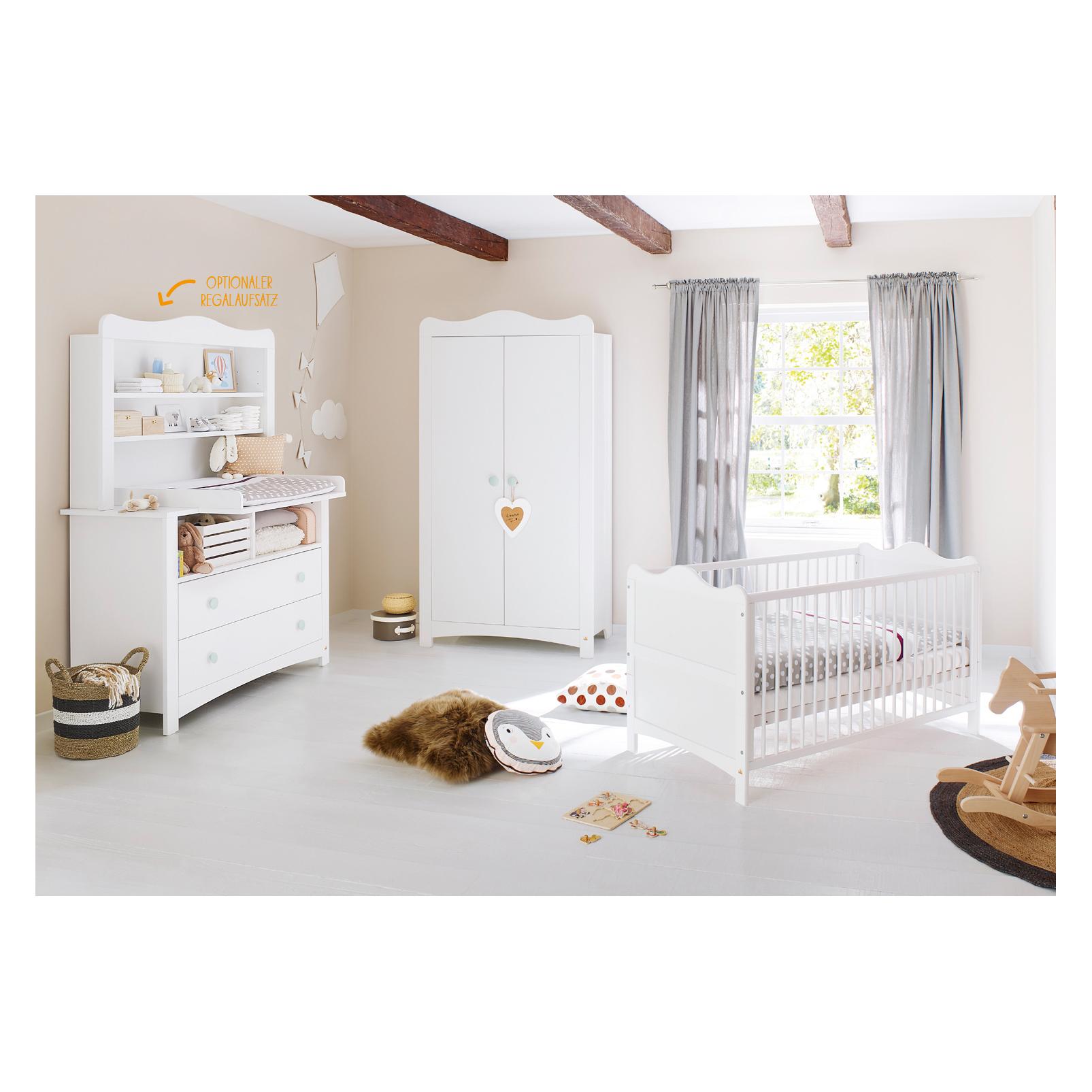 Pinolino Florentina (Babybett, Kinderkleiderschrank, Wickelkommode) (100023XRX)