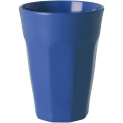 RICE Melamin Becher groß einfarbig, navy