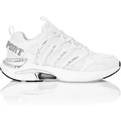 PLEIN SPORT Low-Top-Sneaker, Größe 40 in Weiß 01